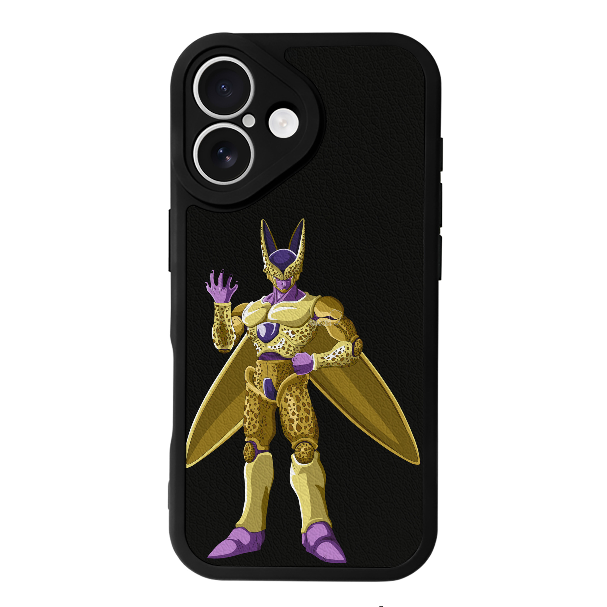 （画像用） ドラゴンボール セル DRAGON BALL Cell 【iPhone 16シリーズ対応】シリコンスマホケース（レザー調） 材質：シリコン